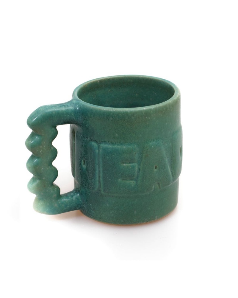 Green Brain Dead Mexico Ceramic Mug Homeware | AU 4071836-YL