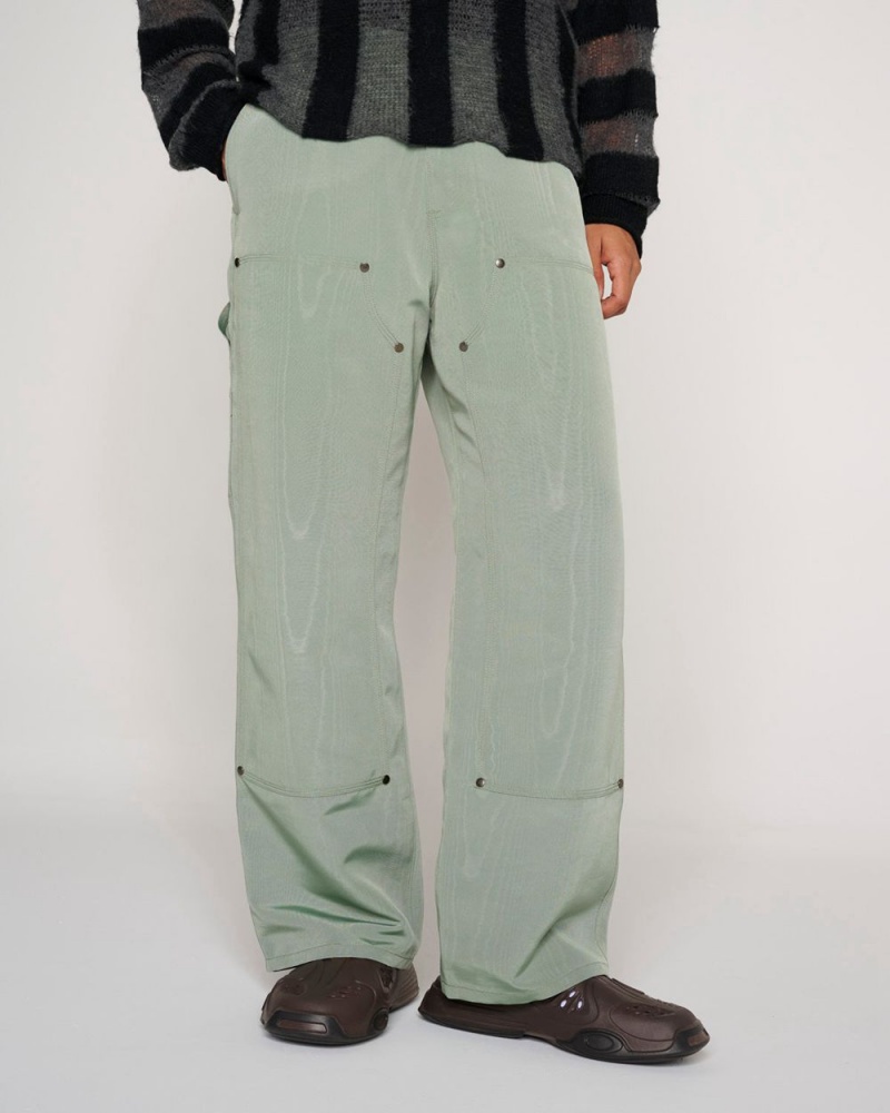 Green Brain Dead Moire Double Knee Utility Pant | AU 4125867-OV