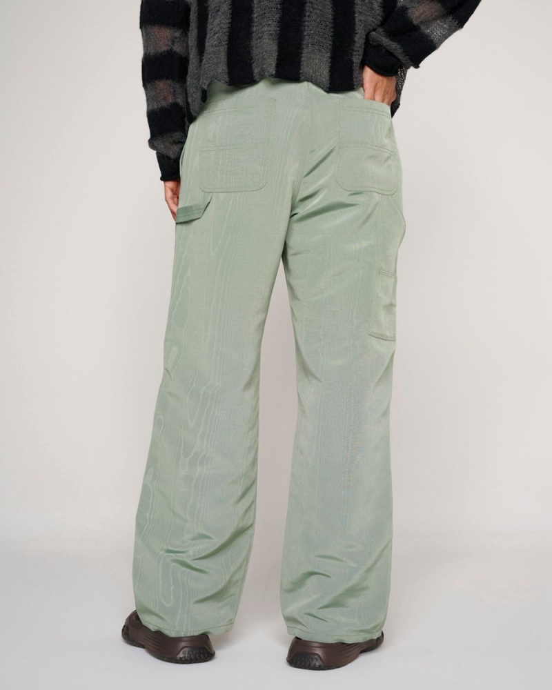 Green Brain Dead Moire Double Knee Utility Pant | AU 4125867-OV