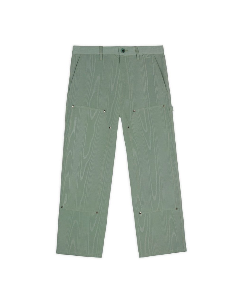 Green Brain Dead Moire Double Knee Utility Pant | AU 4125867-OV