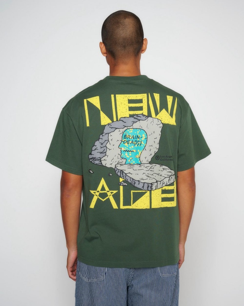 Green Brain Dead New Age T-Shirt | AU 7408215-XR