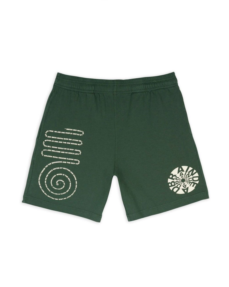 Green Brain Dead No Souls Jersey Shorts | AU 6189573-CQ