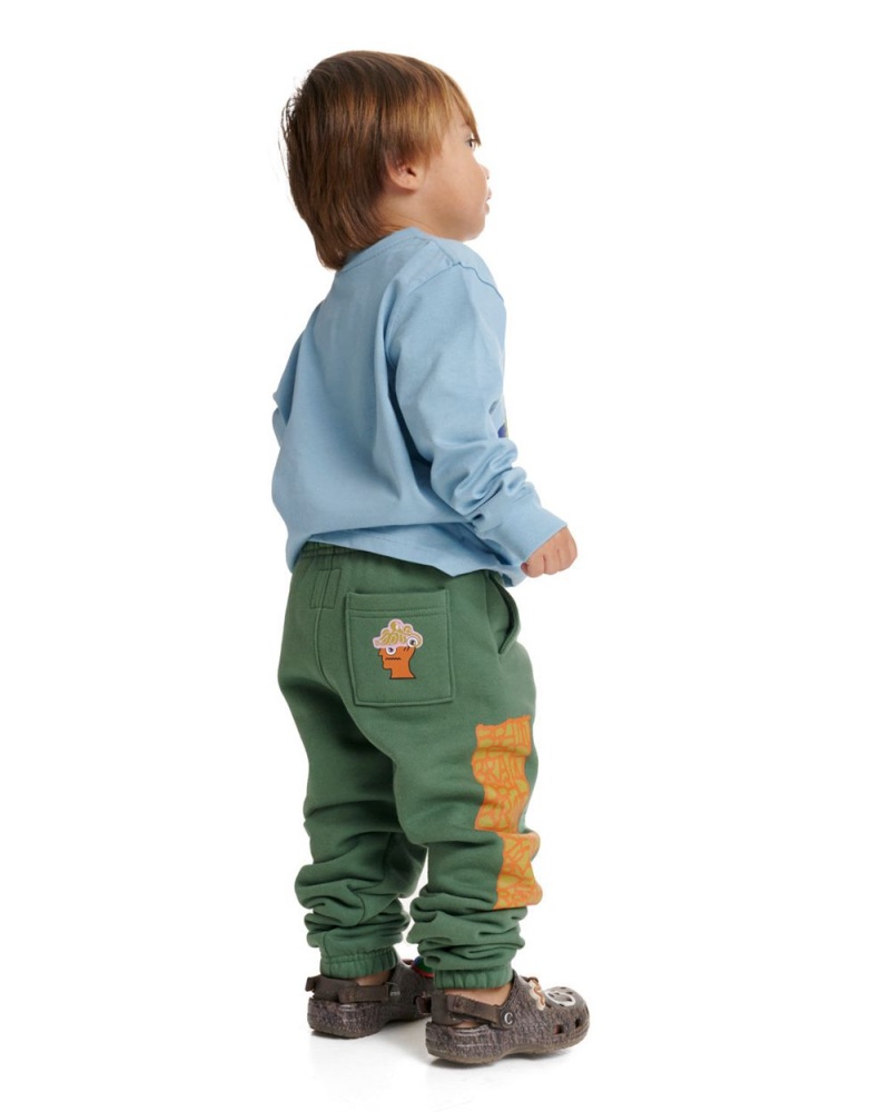 Green Brain Dead Overcast Kids Sweatpant | AU 3256140-VK