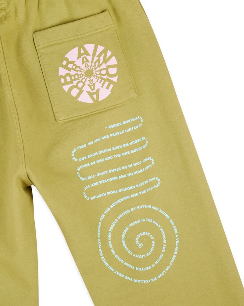 Green Brain Dead Perfect Visions Sweatpant | AU 9065284-OB