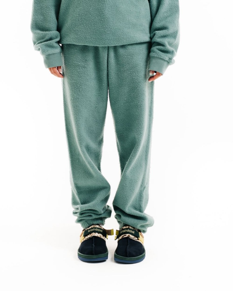 Green Brain Dead Reverse Fleece SweatW/Pvc Pant | AU 3894657-RG