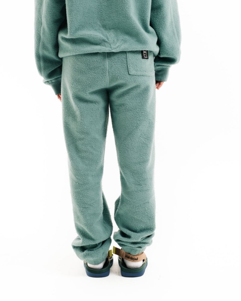 Green Brain Dead Reverse Fleece SweatW/Pvc Pant | AU 3894657-RG