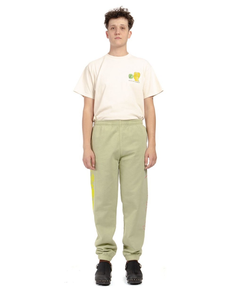 Green Brain Dead Seeing Double Sweat Pant | AU 4853901-BH