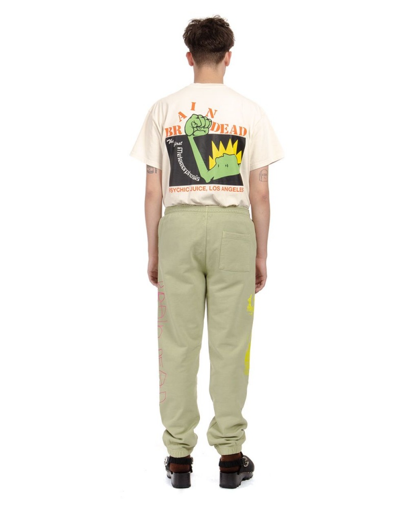 Green Brain Dead Seeing Double Sweat Pant | AU 4853901-BH