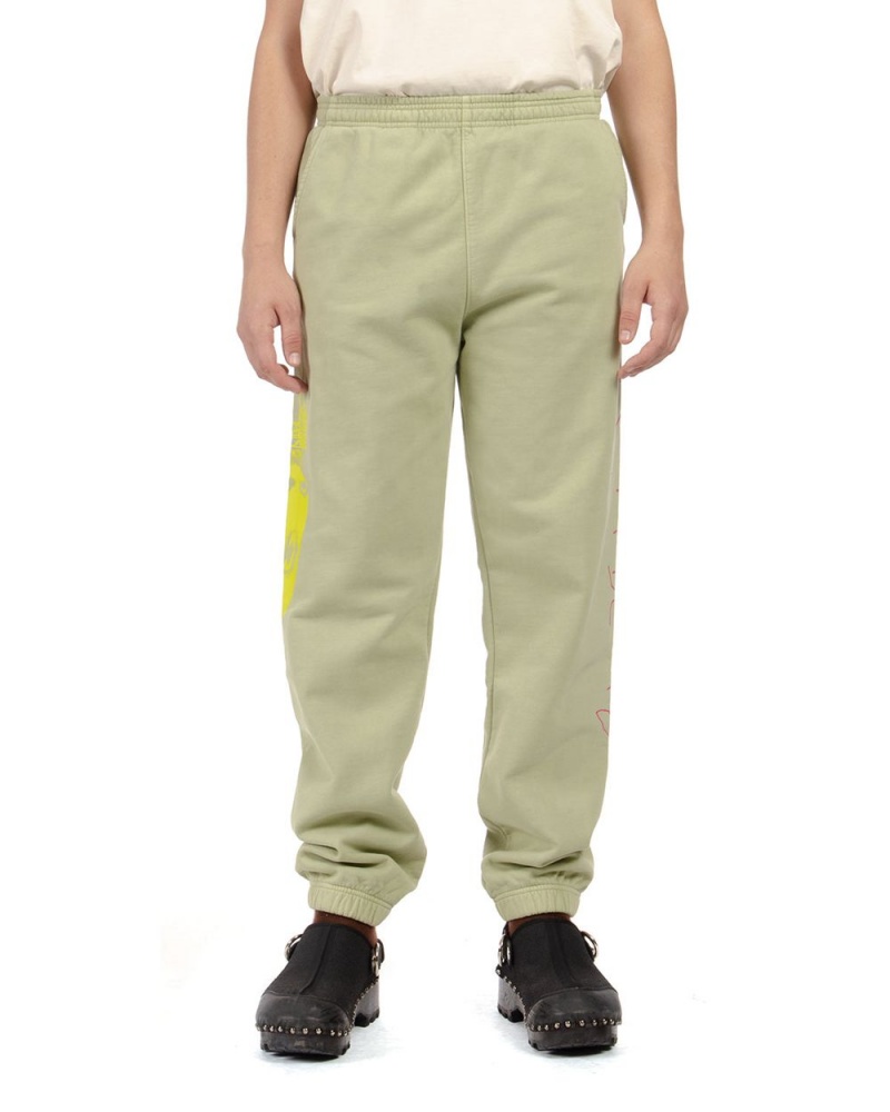 Green Brain Dead Seeing Double Sweat Pant | AU 4853901-BH