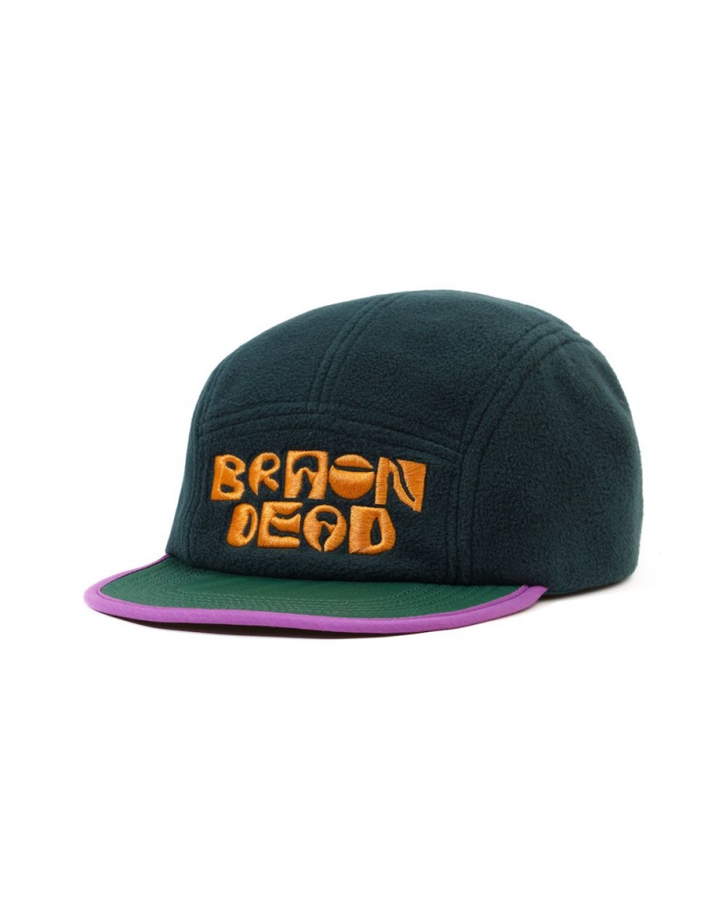 Green Brain Dead Shroomin Polar Fleece Camp Hat | AU 1570869-WG