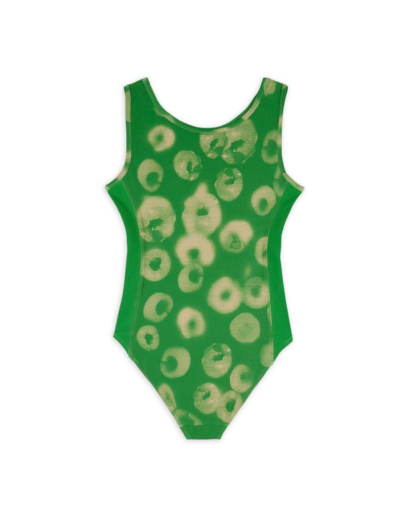 Green Brain Dead Sponge Dye Bodysuit | AU 8532910-SW