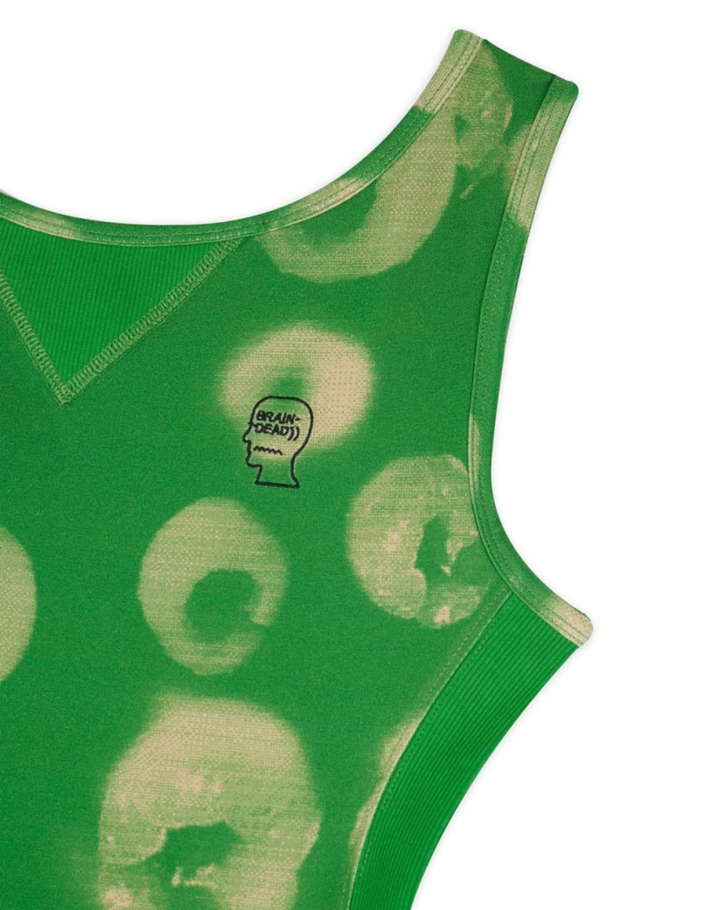 Green Brain Dead Sponge Dye Bodysuit | AU 8532910-SW