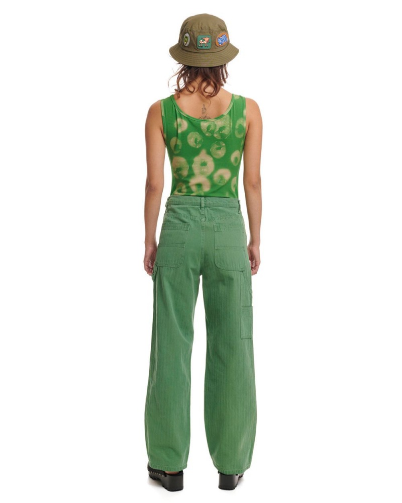 Green Brain Dead Sponge Dye Bodysuit | AU 8532910-SW