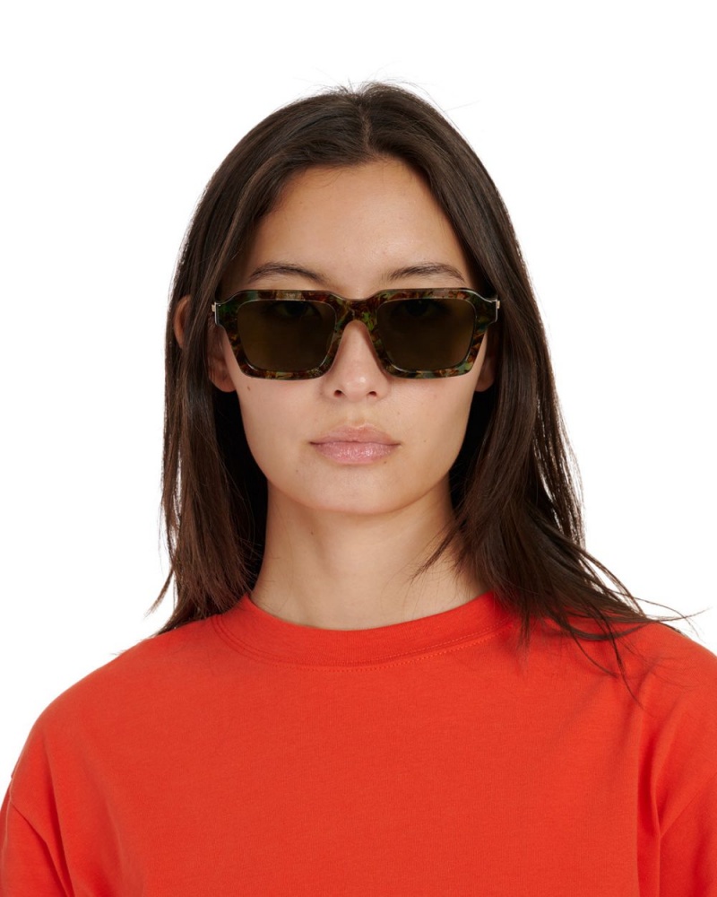 Green Brain Dead Staunton Post Modern Primitive Eye Protection Sunglasses | AU 0679213-MN