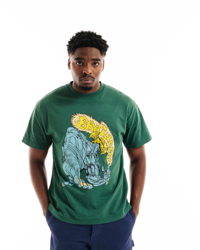 Green Brain Dead Twister T-Shirt | AU 1942875-FY