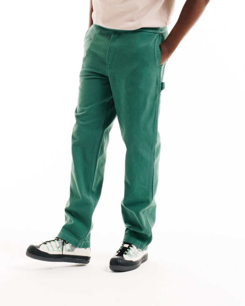 Green Brain Dead Washed Hard Ware/Soft Wear Carpenter Pant | AU 9517436-NU