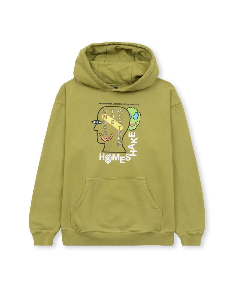 Green Brain Dead X Homeshake Under The Weather Hoodie | AU 2418095-MT