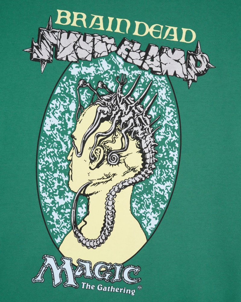 Green Brain Dead X Magic: The Gathering Skullclamp T-Shirt | AU 3954172-JN