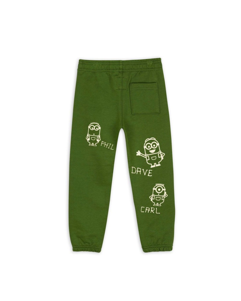 Green Brain Dead X Minions Kids Minions Kevin's Plan Sweatpant | AU 4607521-BG