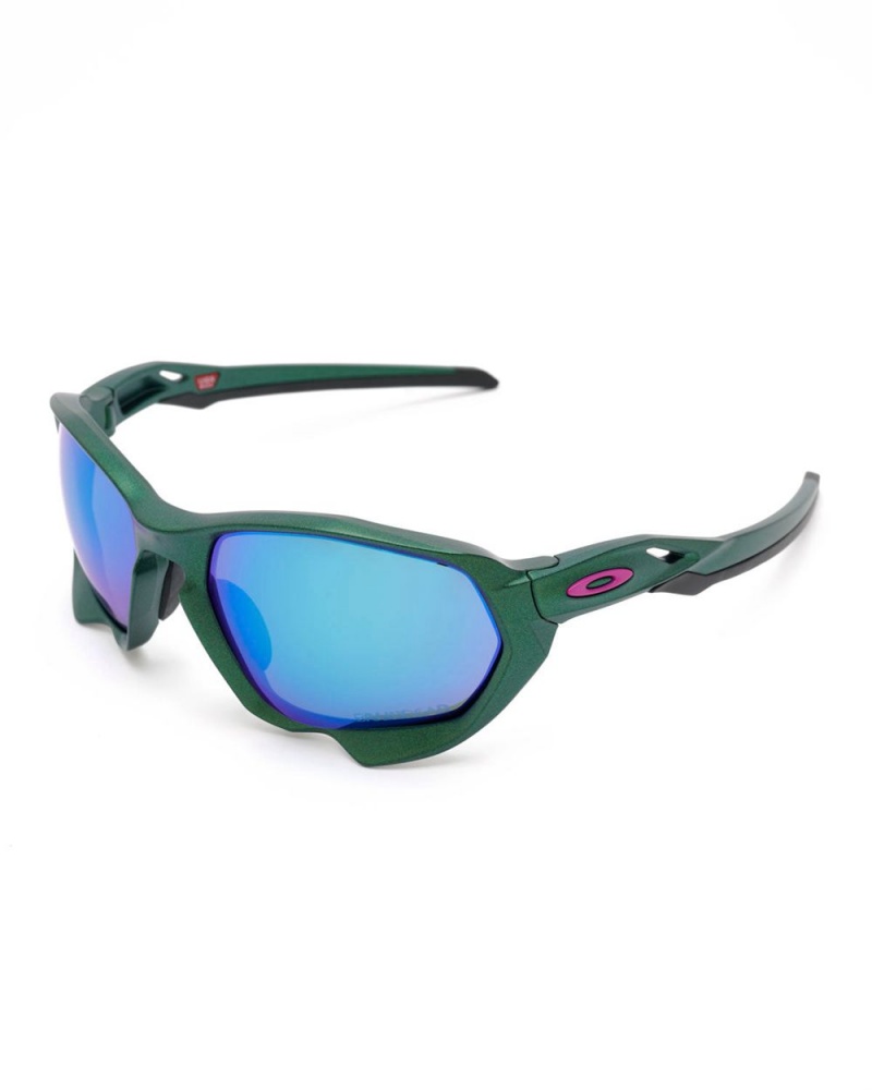 Green Brain Dead X Oakley Plazma Sunglasses | AU 7618245-MI