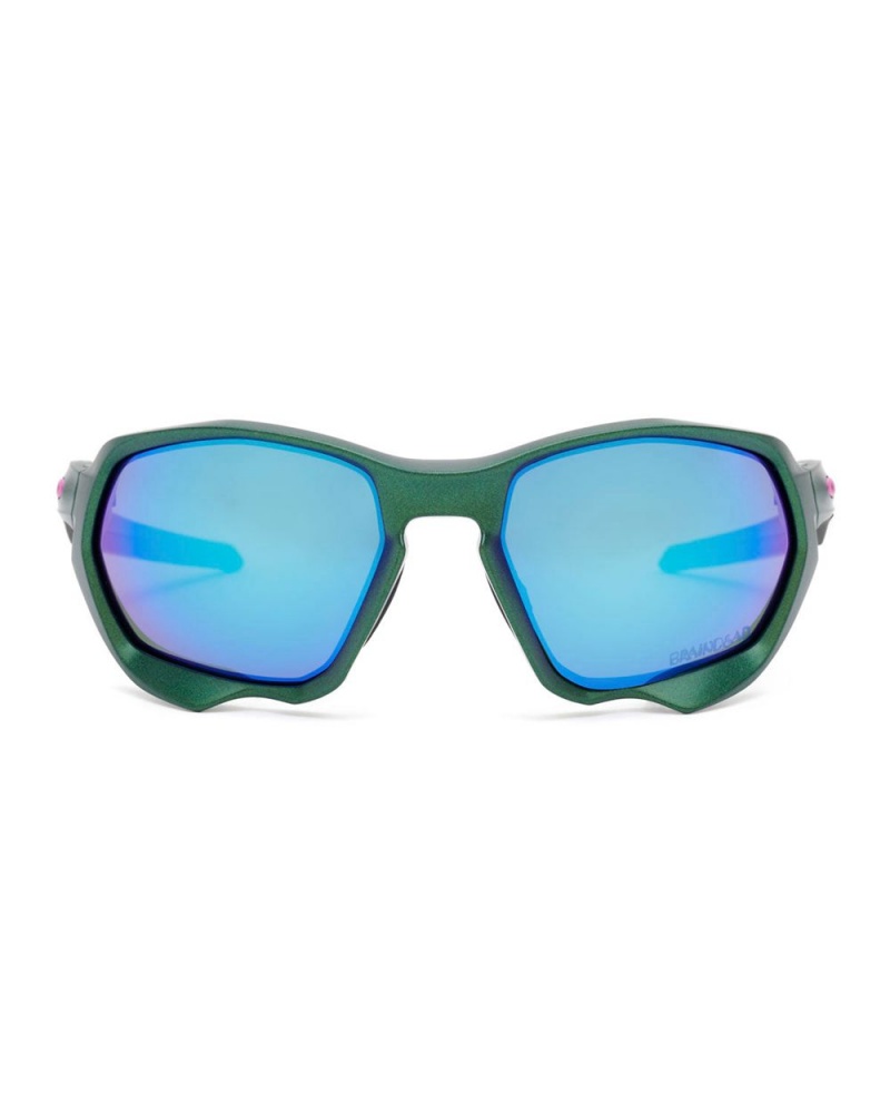 Green Brain Dead X Oakley Plazma Sunglasses | AU 7618245-MI