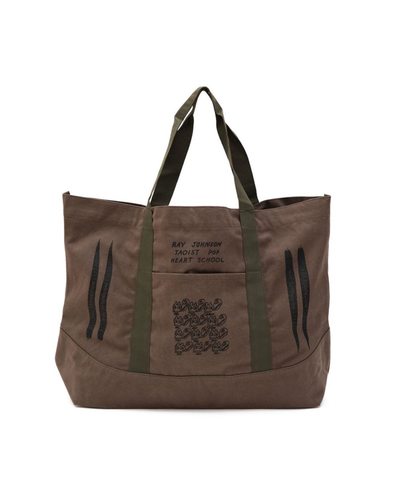 Green Brain Dead X Ray Johnson Carry All Tote Bag | AU 4176950-JY