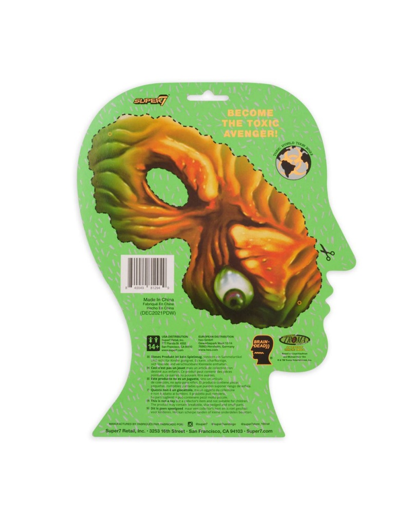 Green Brain Dead X Super7 Re-Action Figure Toy | AU 0728453-HJ