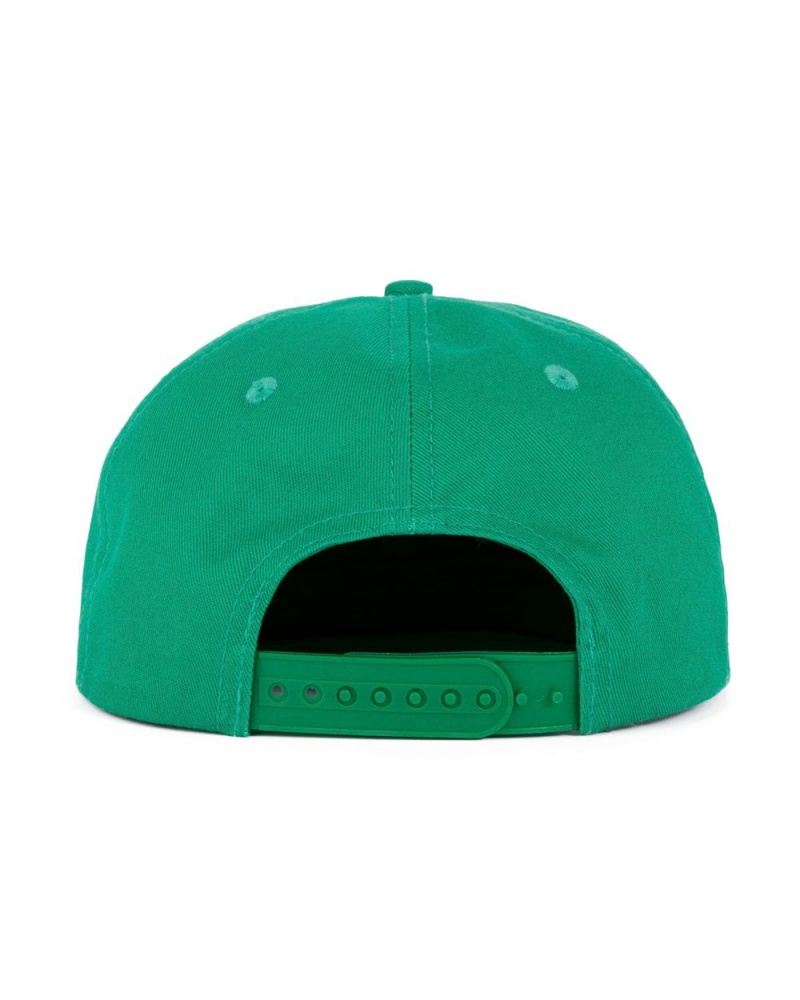 Green Brain Dead Yin Yang Twill 6 Panel Cap | AU 4680259-VX