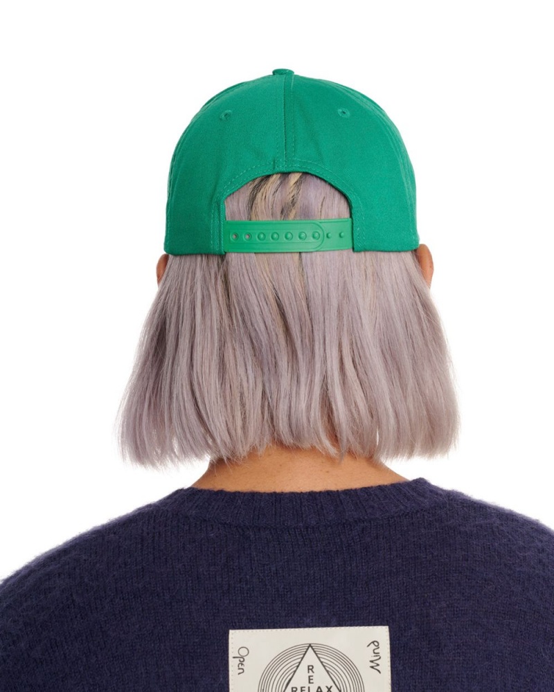 Green Brain Dead Yin Yang Twill 6 Panel Cap | AU 4680259-VX