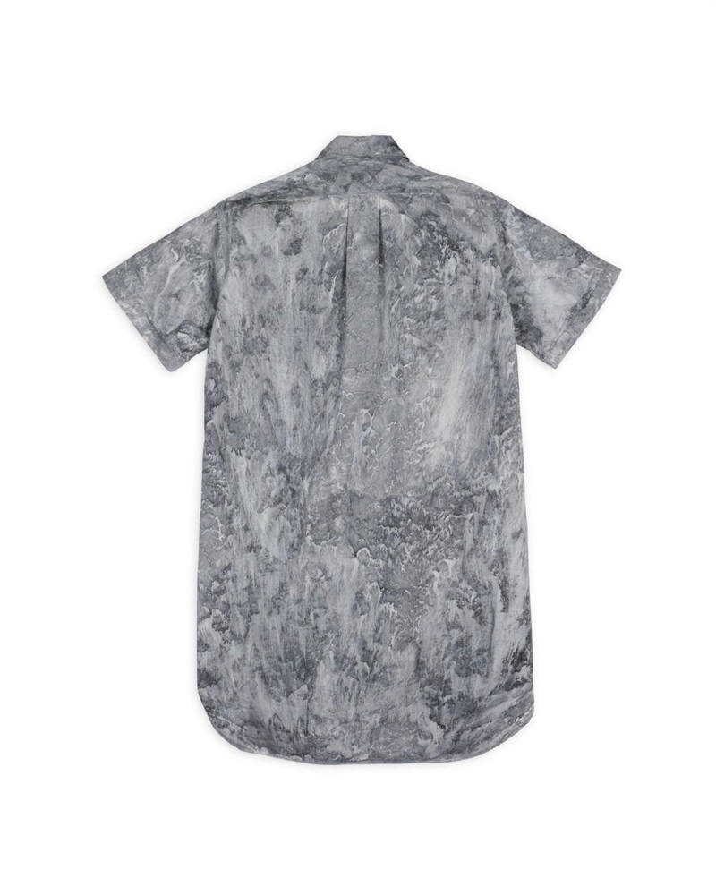 Grey Brain Dead Liquid Dye Utility Shirt Dress | AU 7139062-RZ