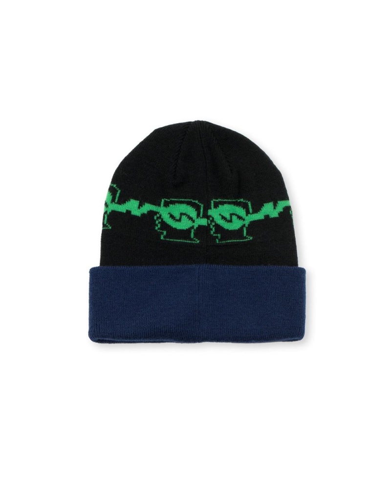 Grey Brain Dead Running Logo Head Wool Beanie | AU 7946183-OW