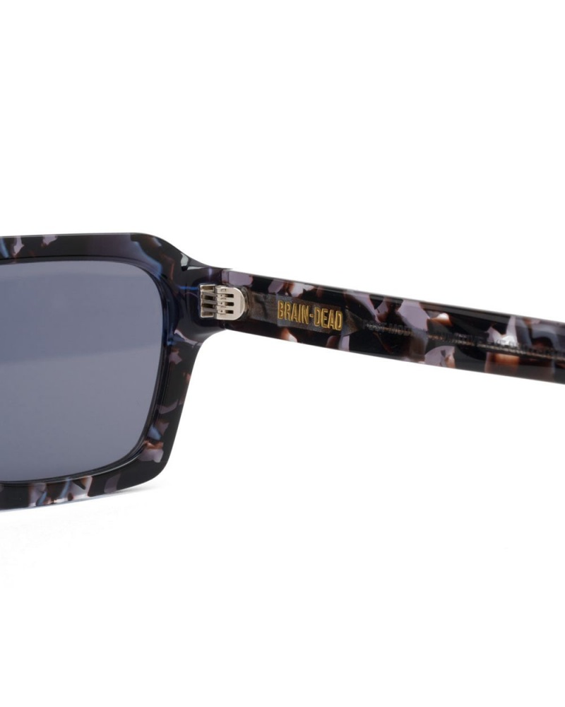 Grey Brain Dead Staunton Post Modern Primitive Eye Protection Sunglasses | AU 3814596-FG