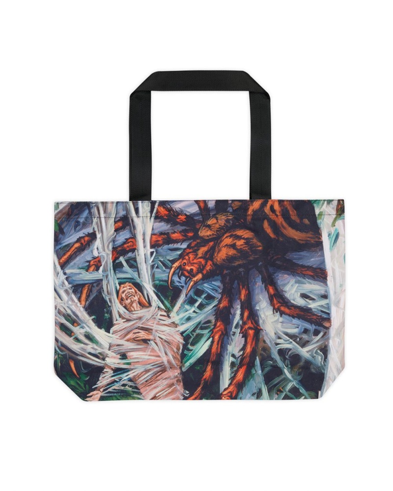 Grey Brown Brain Dead X Magic: The Gathering Hidden Spider Tote Bag | AU 6435218-IV