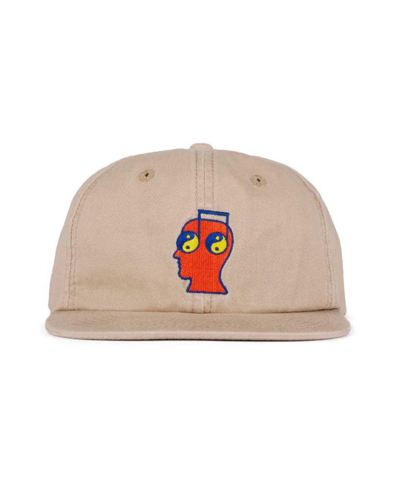 Khaki Brain Dead Brain Notes 6 Panel Hat | AU 2014985-OX