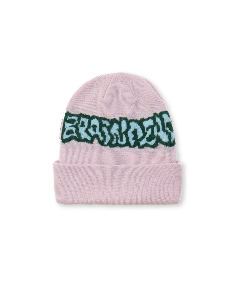 Lavender Brain Dead Dystopia Wool Beanie | AU 8026754-CY