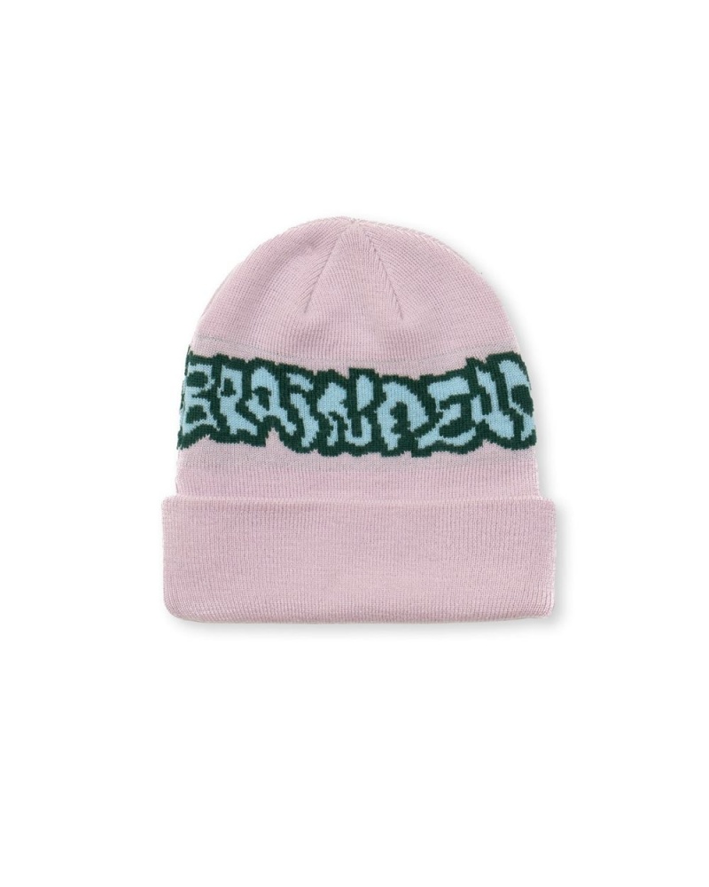 Lavender Brain Dead Dystopia Wool Beanie | AU 8026754-CY