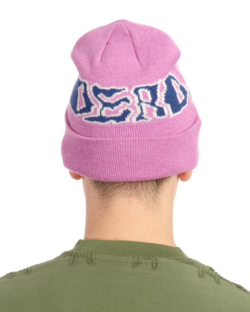 Lavender Brain Dead Prehistoric Logo Wool Beanie | AU 1734028-ZM