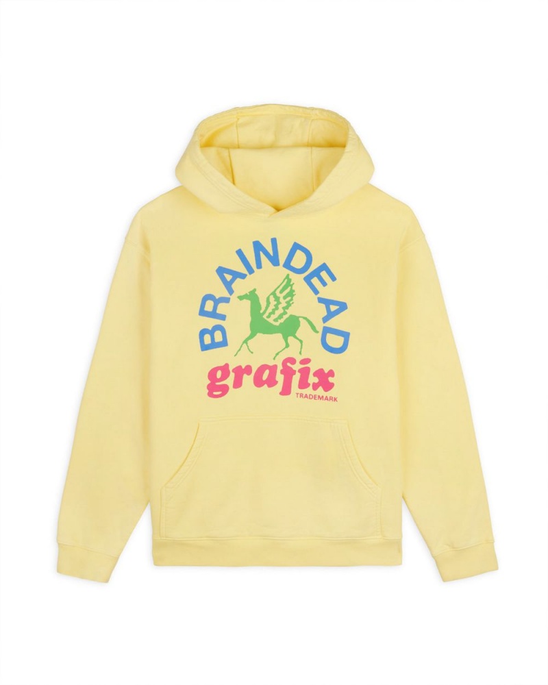 Lemon Brain Dead Grafix Hoodie | AU 0132674-TB