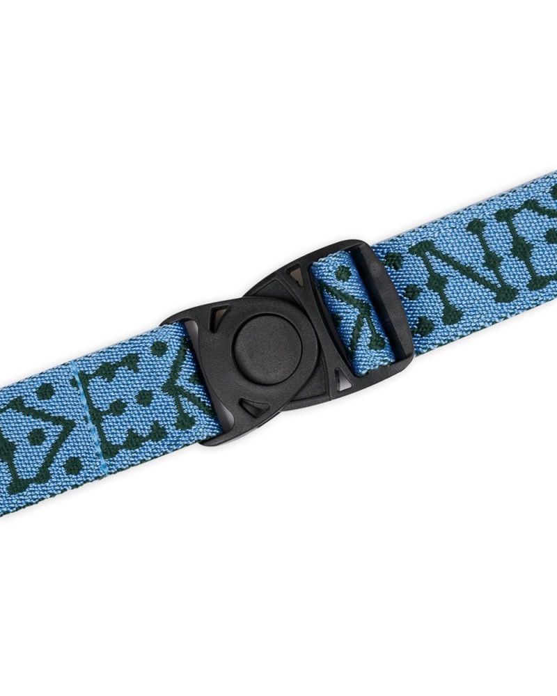 Light Blue Brain Dead Frogger Woven Belt | AU 0923754-YA