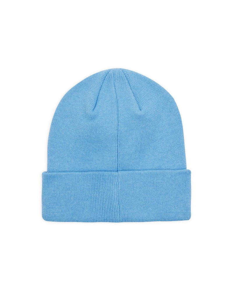 Light Blue Brain Dead Logo Head Wool Beanie | AU 3760521-AQ