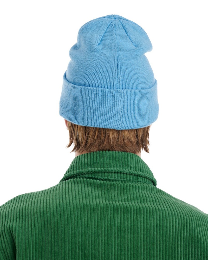 Light Blue Brain Dead Logo Head Wool Beanie | AU 3760521-AQ