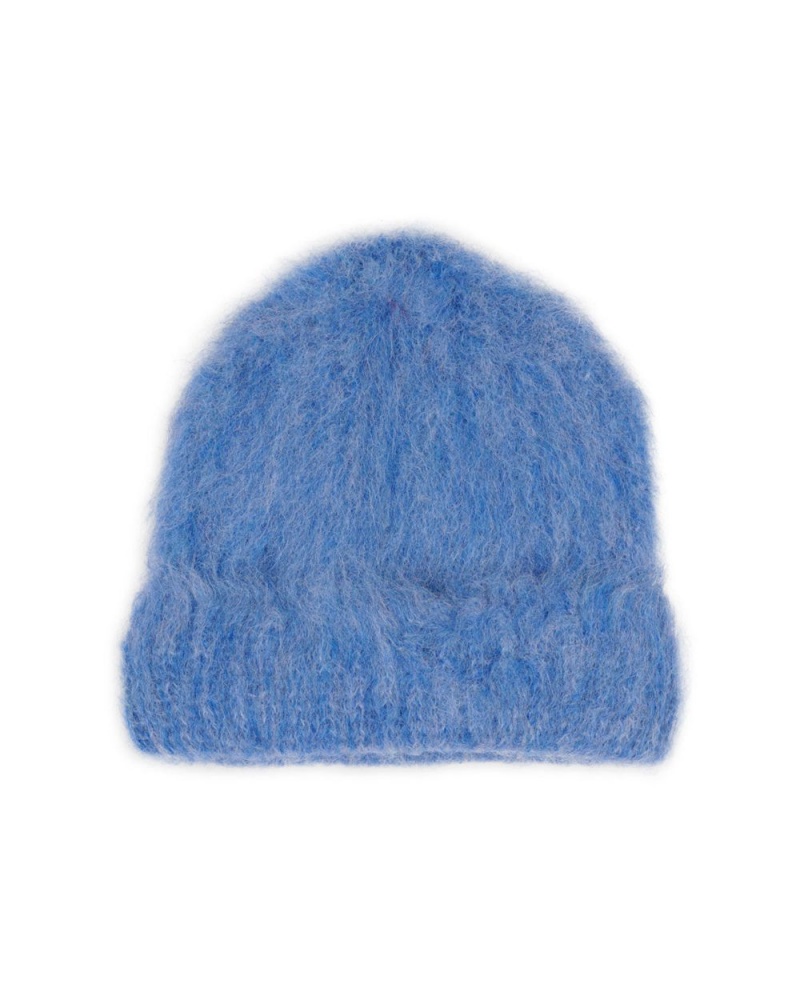 Light Blue Brain Dead Marled Basic Beanie | AU 4108632-TG