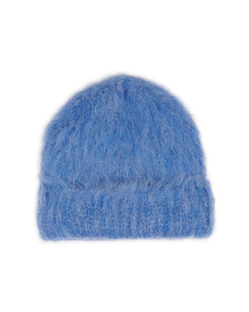 Light Blue Brain Dead Marled Basic Beanie | AU 4108632-TG