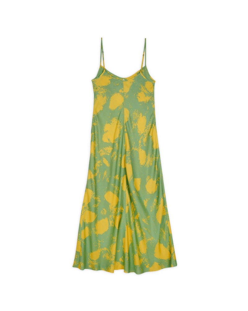 Light Green Brain Dead Dot Slip Dress | AU 5189326-JT