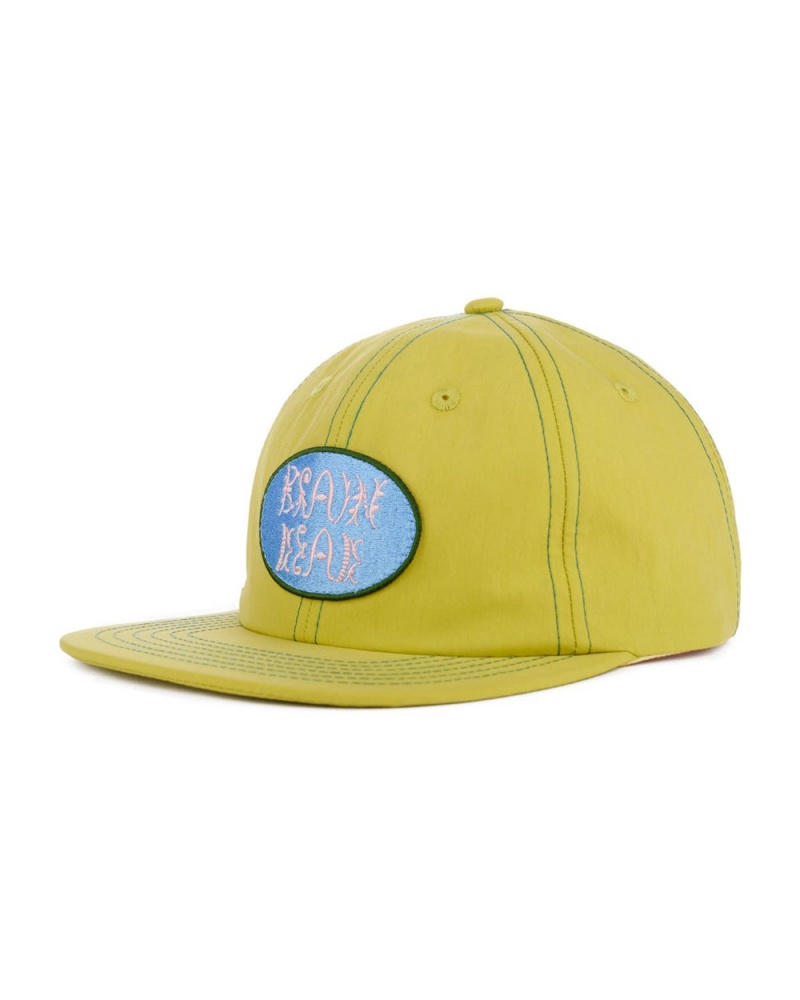 Mustard Brain Dead Bugs Lyfe 6 Panel Cap | AU 3784092-KD