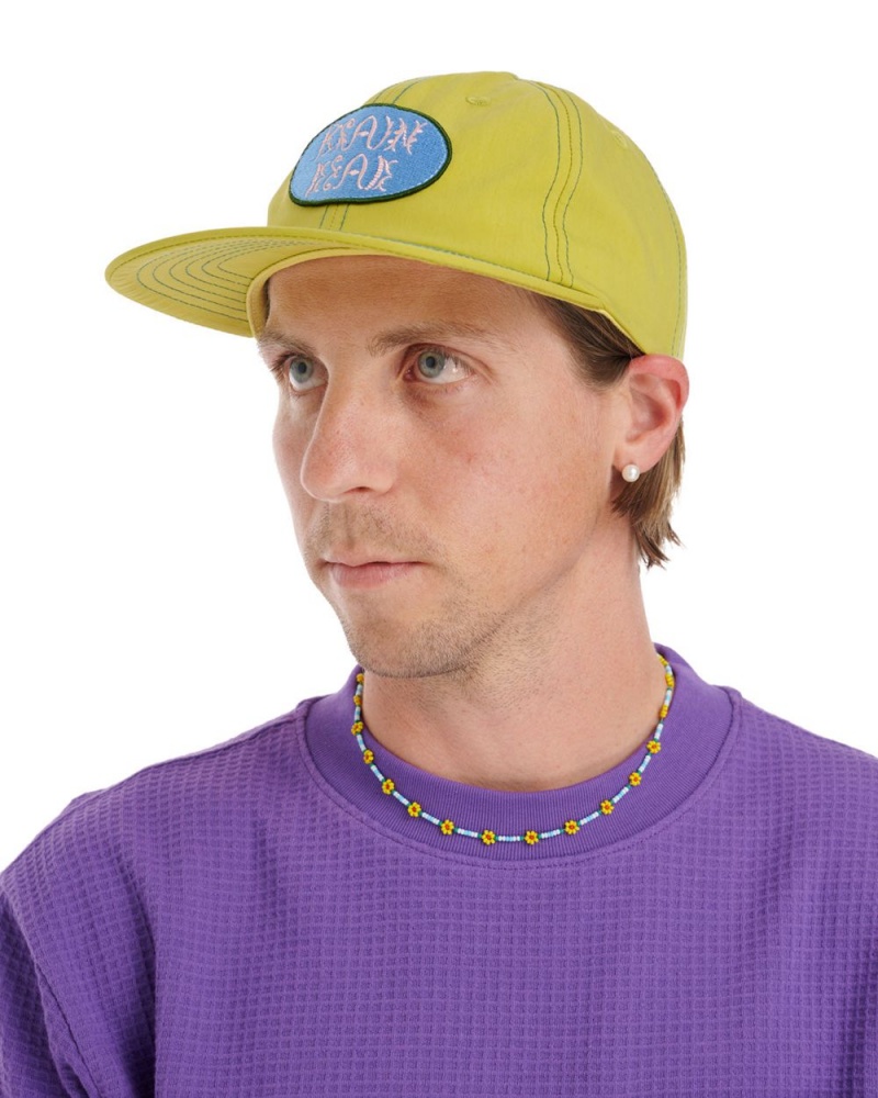 Mustard Brain Dead Bugs Lyfe 6 Panel Cap | AU 3784092-KD