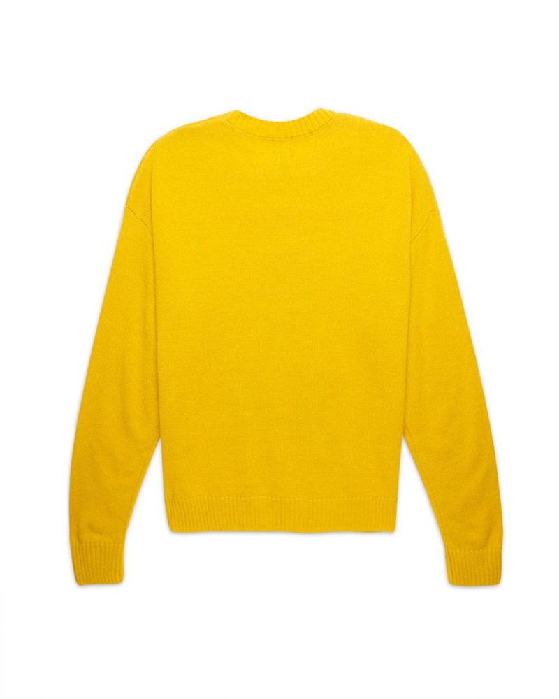 Mustard Brain Dead Slingshot Knit Sweater | AU 1872493-YB