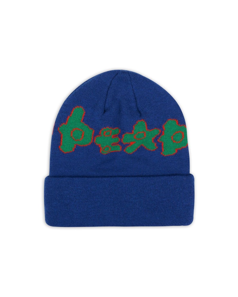 Navy Brain Dead Amoeba Wool Beanie | AU 5173462-CT