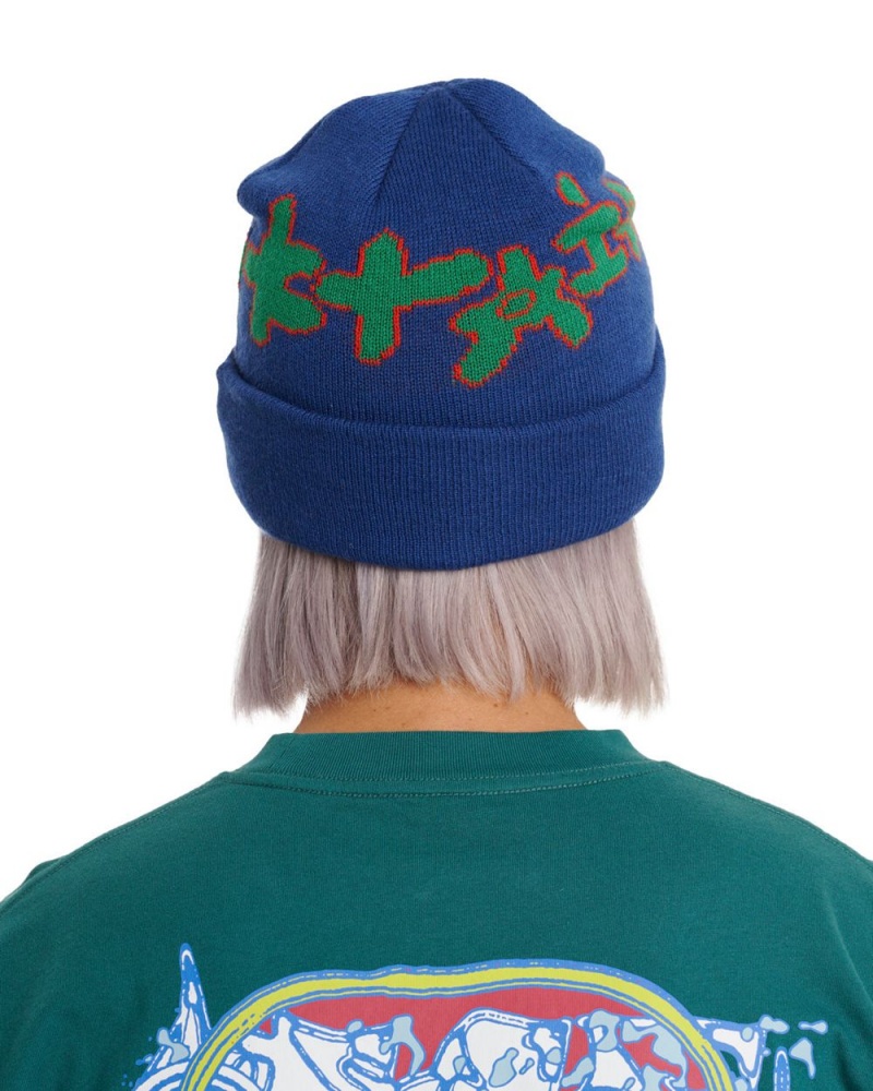 Navy Brain Dead Amoeba Wool Beanie | AU 5173462-CT