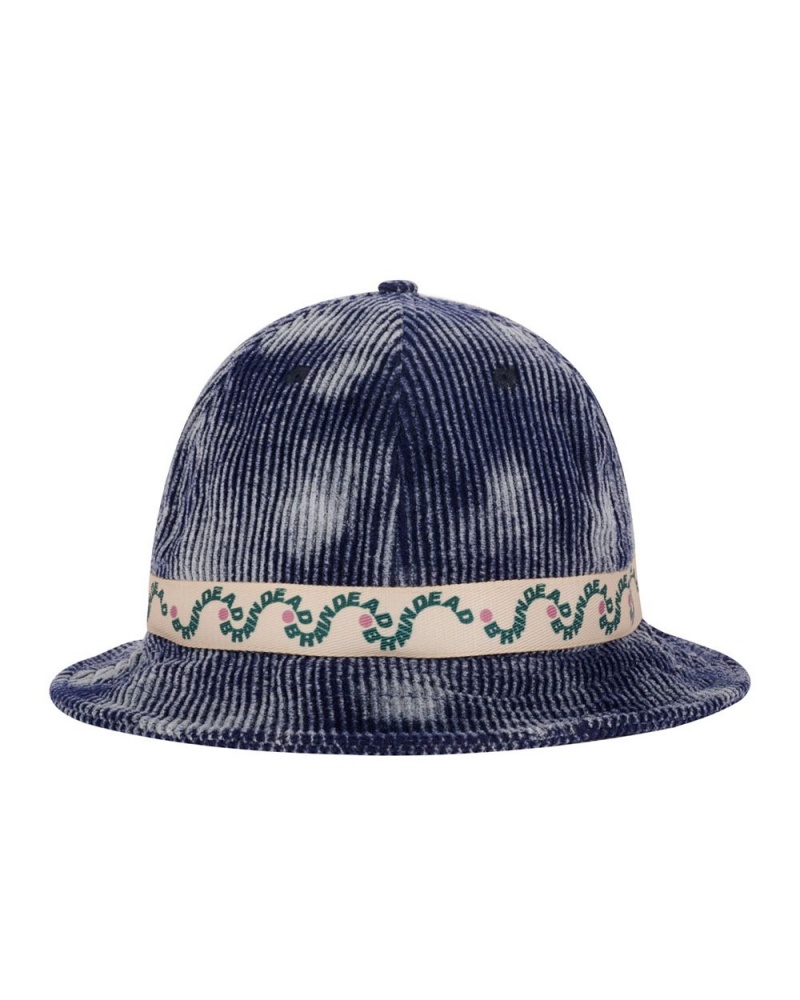 Navy Brain Dead Bd Wave Bell Bucket Hat | AU 8310546-NB